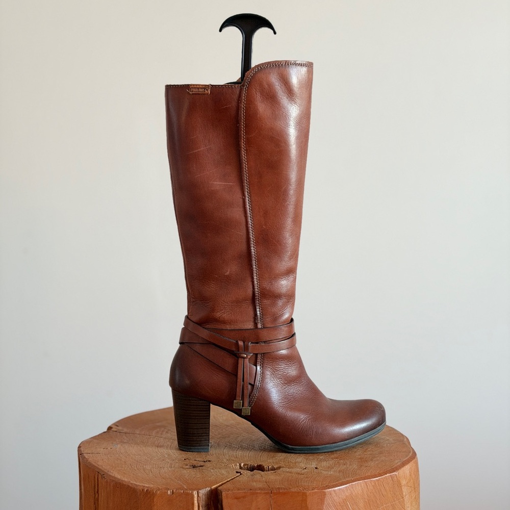 PIKOLINOS Brown Leather Boots - Picture 4 of 14